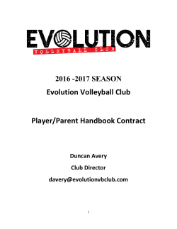 Player/Parent Handbook