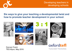Developing-Teachers