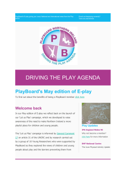 May 2014 Newsletter