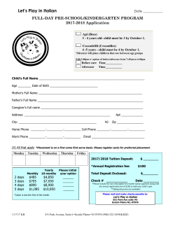 release - Let`s Play in Italian