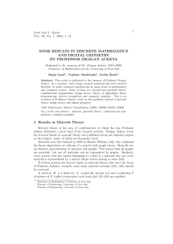 Some results in discrete mathematics and digital geometry by