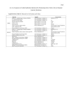 Supplementary Table S1
