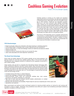 Cashless Gaming Evolution