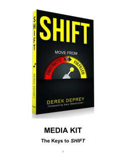 media kit - Derek Deprey