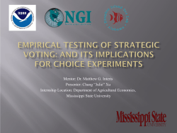 Empirical Testing of Strategic Voting: and its Implications for Choice
