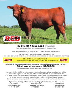 3J One Of A Kind A228 RAAA #1683296 30 straws of semen