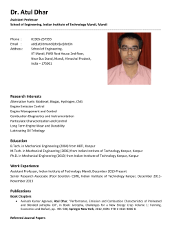 Dr. Atul Dhar - Faculty