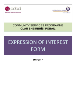 CSP EOI Form 2017