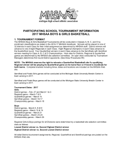 participating school tournament information 2017 mhsaa boys