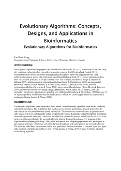 Evolutionary Algorithms