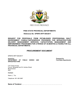 Deviations from and amendments to the documents listed