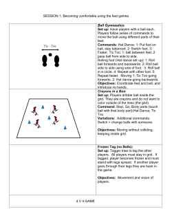 Set up: Have players with a ball each. Players follow seri
