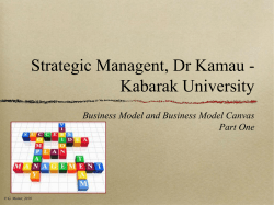 Developing a business model - Kenya journals and ourline and