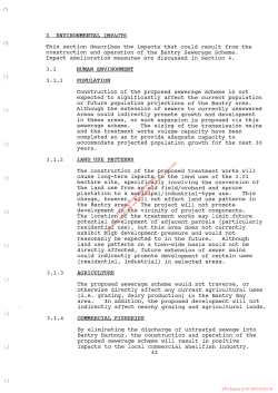 3 ENVIRONMENTAL IMPACTS This section describes the impacts