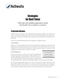 Strategies for Hard Times