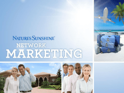 Monthly Total - Nature`s Sunshine Products