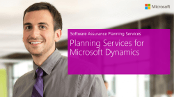 Microsoft Dynamics Planning Services Partner Training