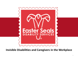Invisible Disabilities and Caregivers in the Workplace