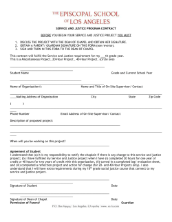 service and justice program contract