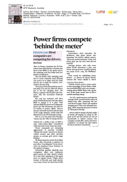Power firms compete `behind the meter`