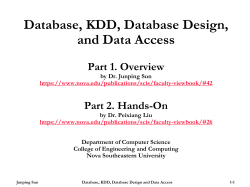 Relational Data Model - College of Engineering and Computing