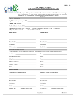 Service Locations - Chpplusproviders.com