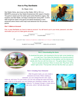 How to Play Star Stable by Megan Jones