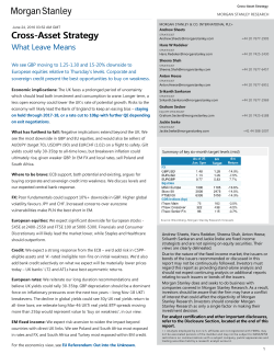 Cross-Asset Strategy: What Leave Means