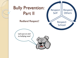 Bully Prevention