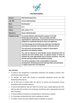 Job Specification for Clinical Administrator