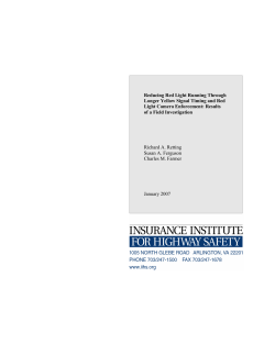 Reducing Red Light Running Through Longer Yellow