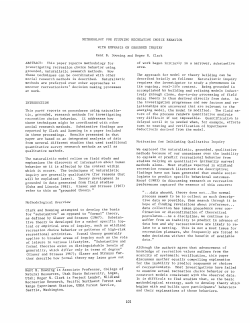 Proceedings--symposium on recreation choice behavior