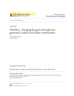 Modders : changing the game through user