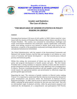 Gender and Statistics - Ghana Statistical Service