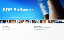 SDP Software - Configuration Management Benchmarking Group