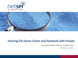 Hacking iOS Gamecenter and Passbook