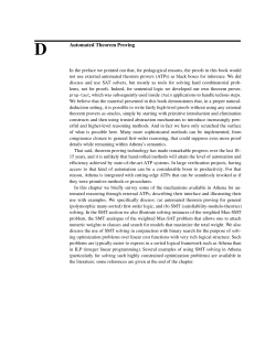 D Automated Theorem Proving