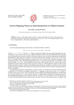 Inverse Mapping Theory on Split Quaternions in Clifford Analysis
