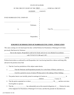 9. Judgment of Dissolution - Jackson County Circuit Clerk