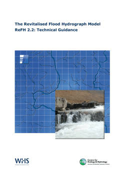 The Revitalised Flood Hydrograph Model ReFH 2.2: Technical