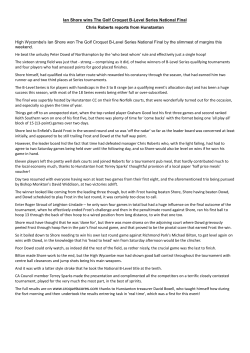 Ian Shore wins The Golf Croquet B-Level Series National Final Chris