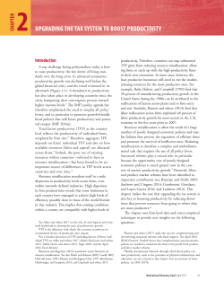 upgrading the tax system to boost productivity