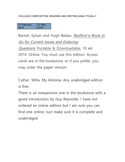COLLEGE COMPOSITION: READING AND WRITING