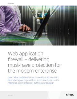 Comparing network firewalls to web application firewalls
