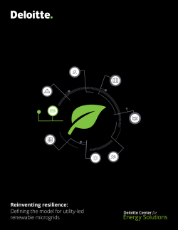 Reinventing resilience: Defining the model for utility-led