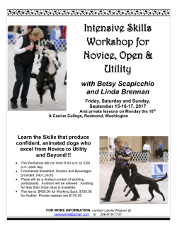 TRAIN THE TOP DOG WAY with Betsy Scapicchio and Linda Brennan