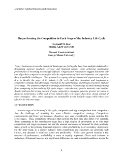 Journal of Applied Business and Economics