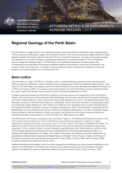 Perth Basin Regional Geology DOCX