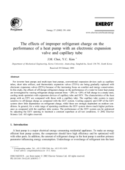 The effect of improper refrigerant charging on the