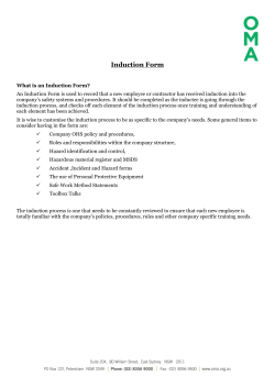 Induction Form